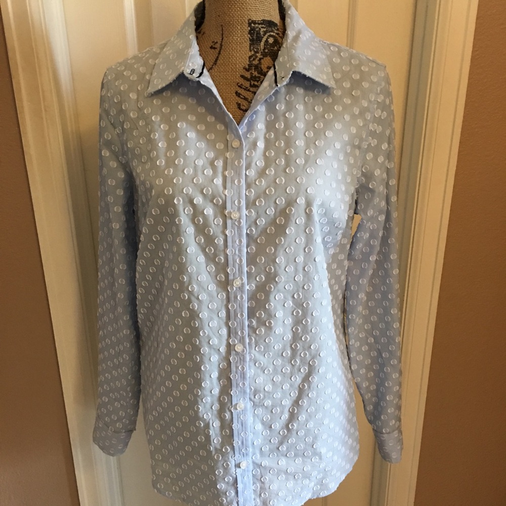 Charter Club- Blue/White Shirt